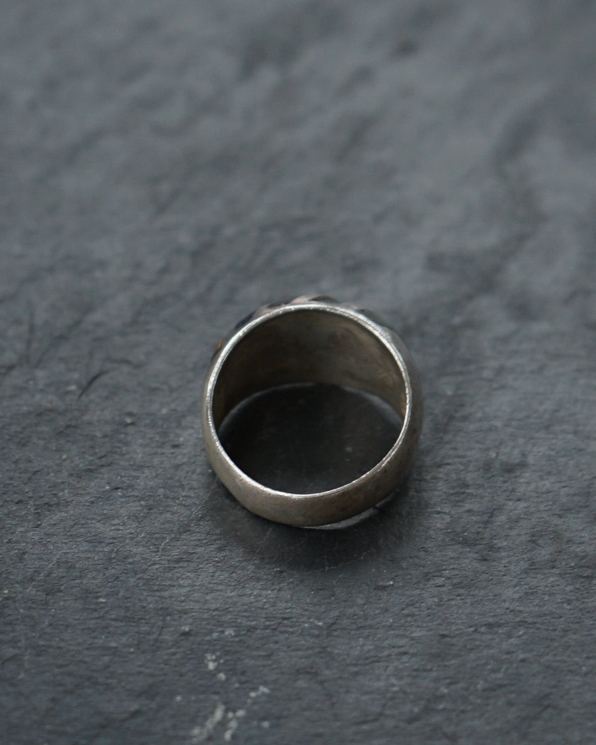 Silver Ring w/ Multi Stones / size: 9.5