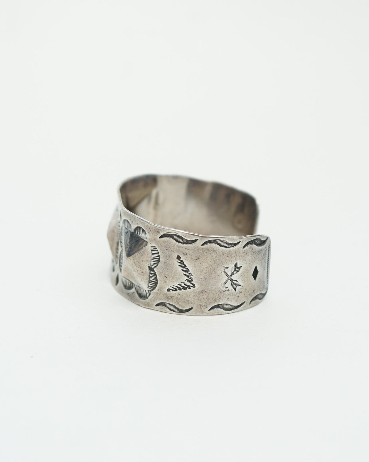 Silver Native American Cuff Bracelet
