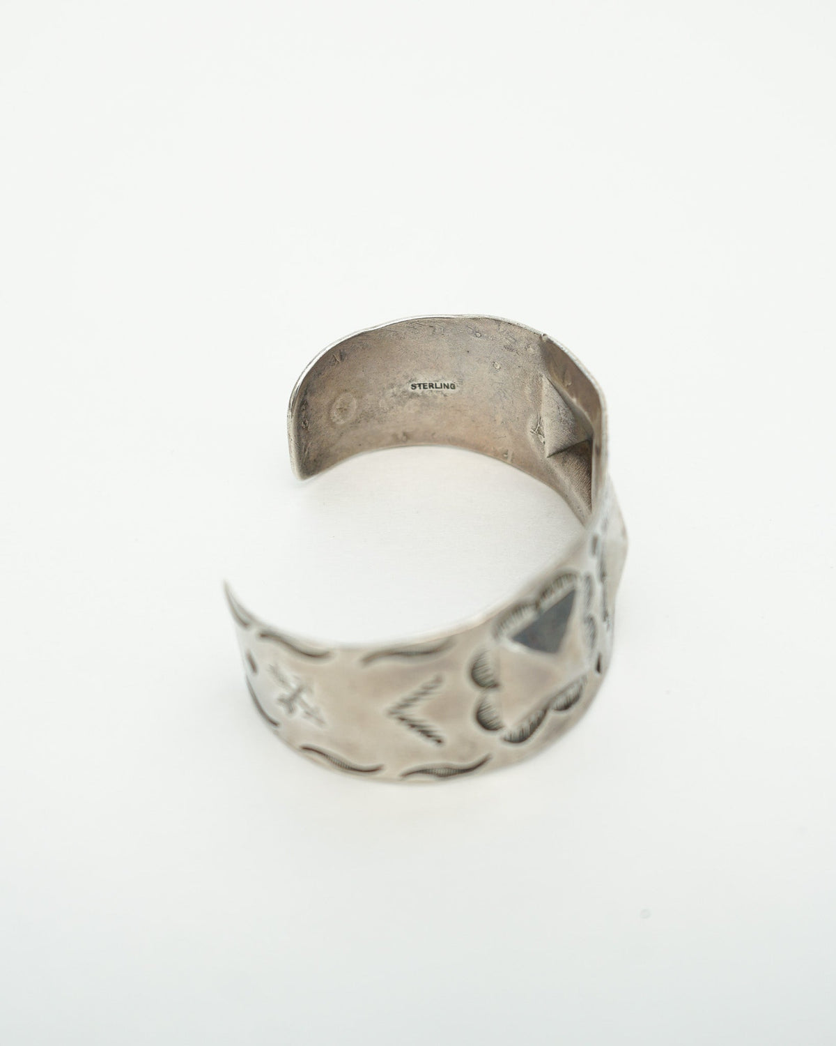 Silver Native American Cuff Bracelet