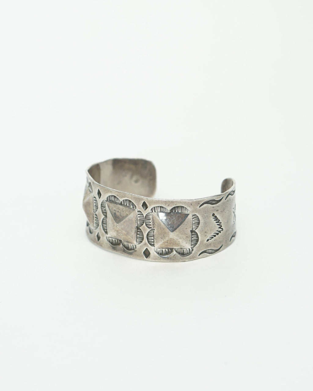 Silver Native American Cuff Bracelet