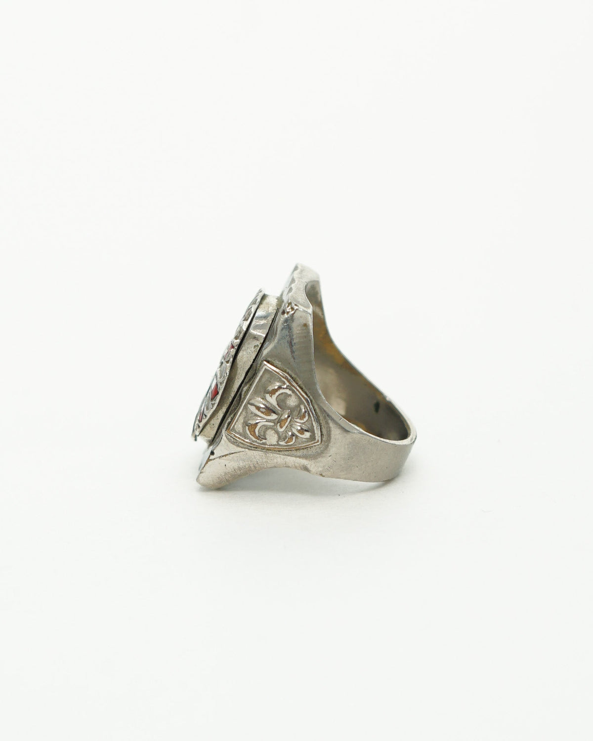 Silver Native American Chief Ring / Size: 10.5