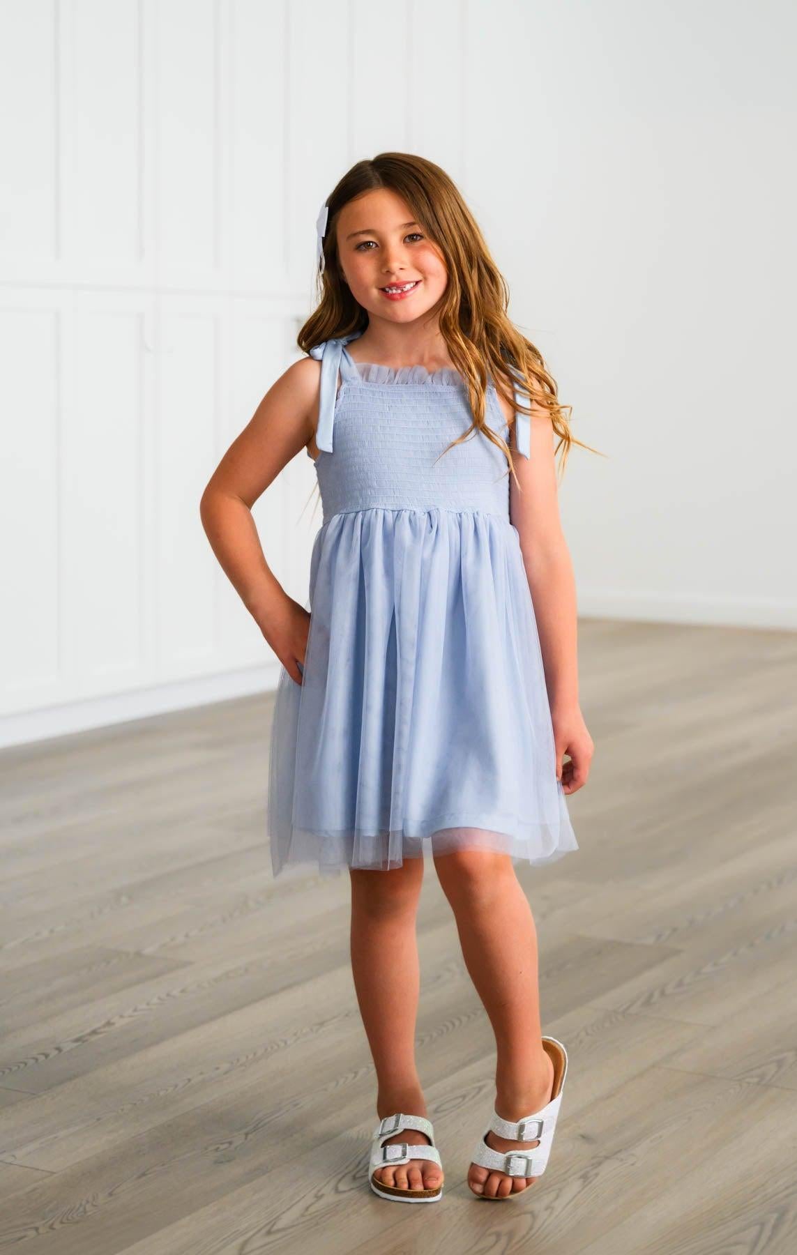 Blue Plaid Family Set
