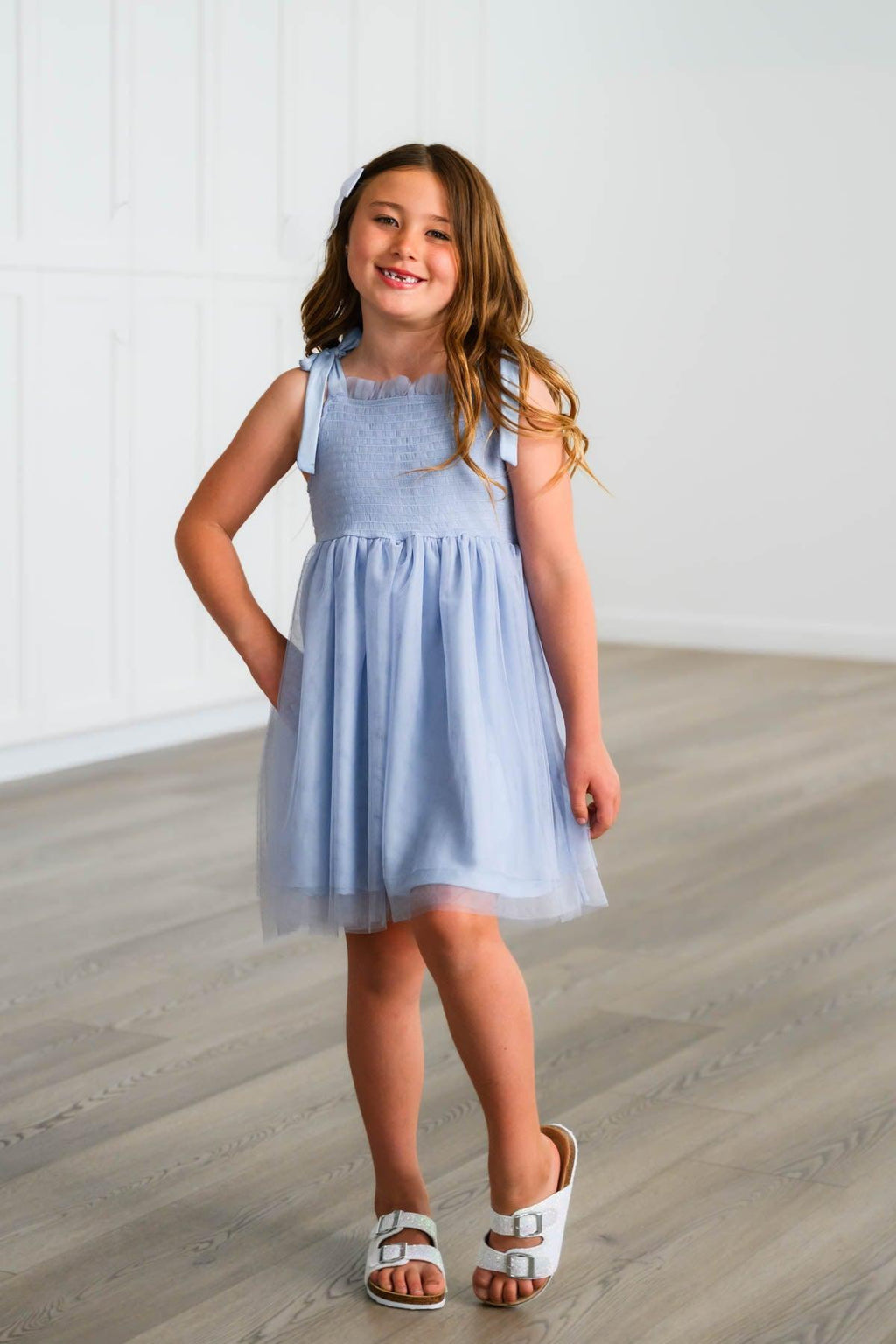 Blue Plaid Family Set