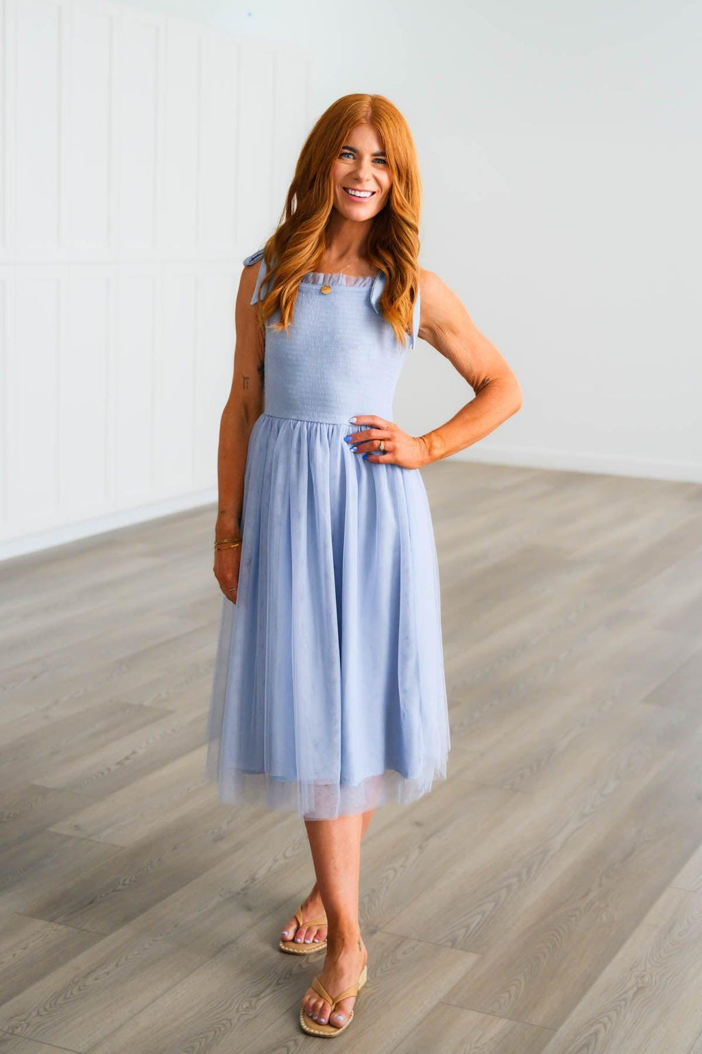 Blue Plaid Family Set