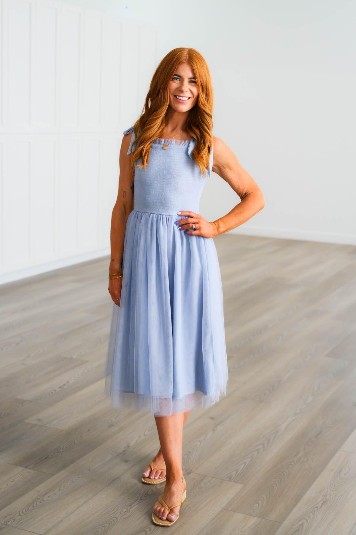 Blue Plaid Family Set