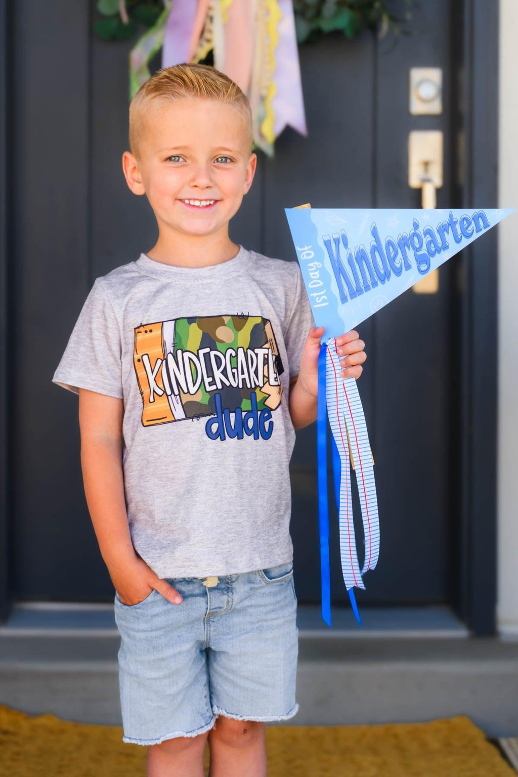 "Preschool - 5th Grade Dude" Camo Pencil Top