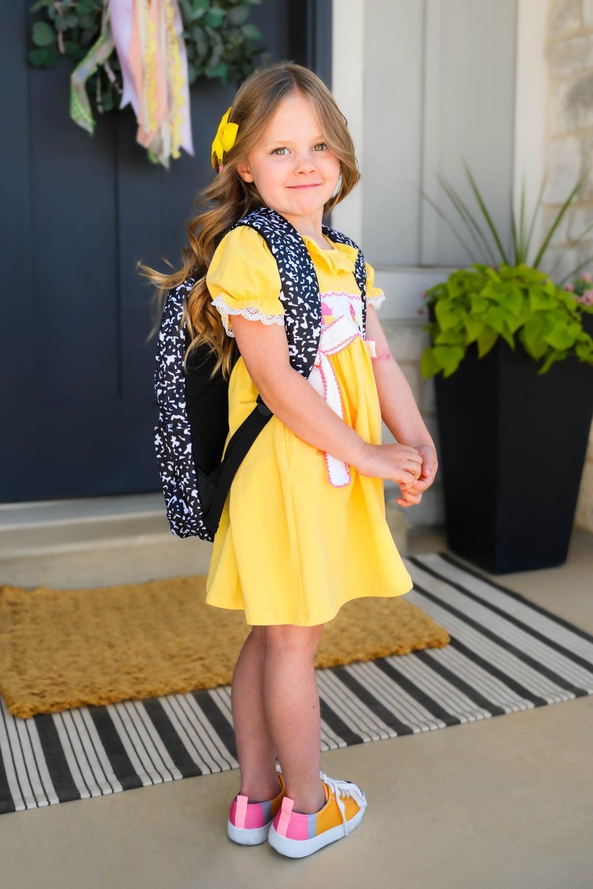 Composition Notebook Chenille Patch Backpack