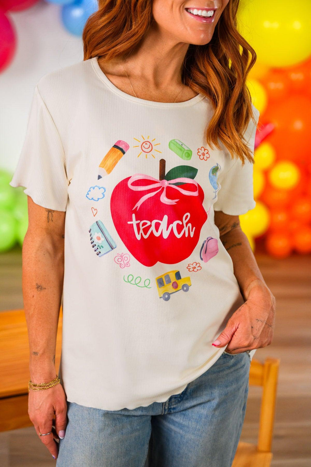 "Teach" Apple Top