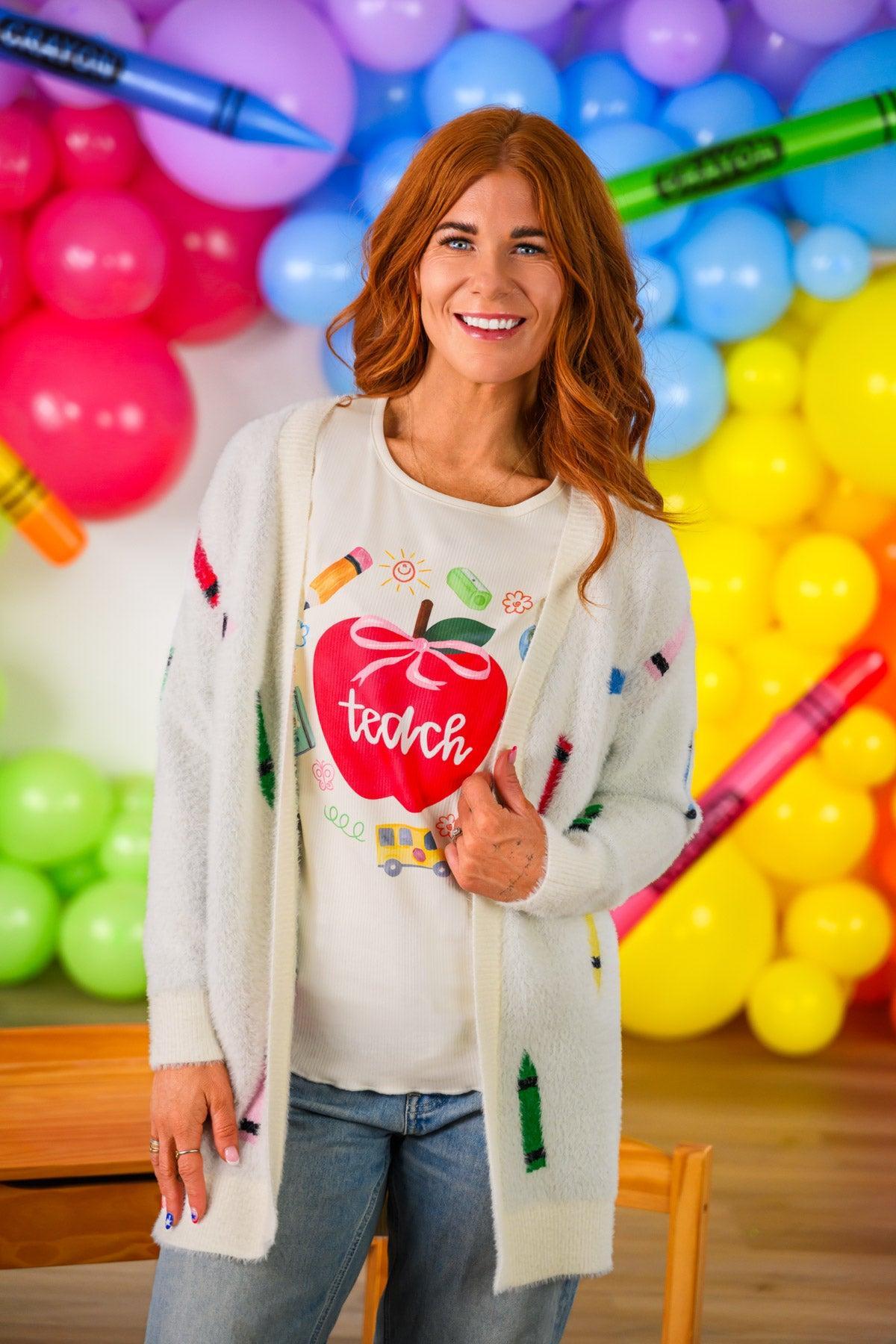 "Teach" Apple Top