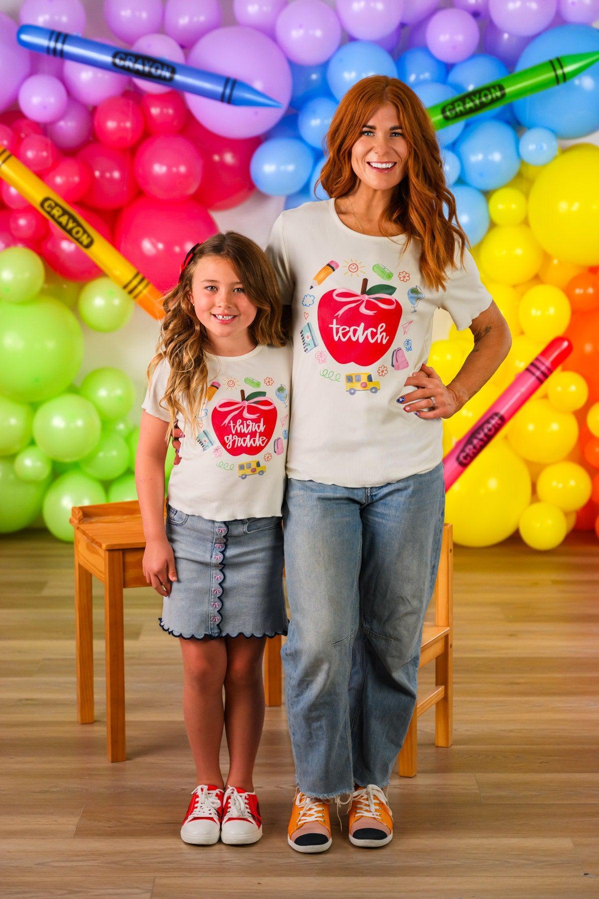 "Teach" Apple Top
