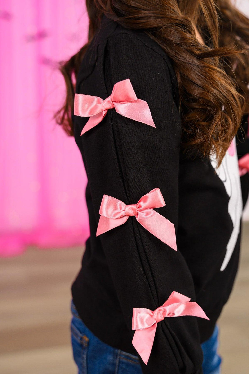 Bubblegum Ghost Denim Bell Bottom Set