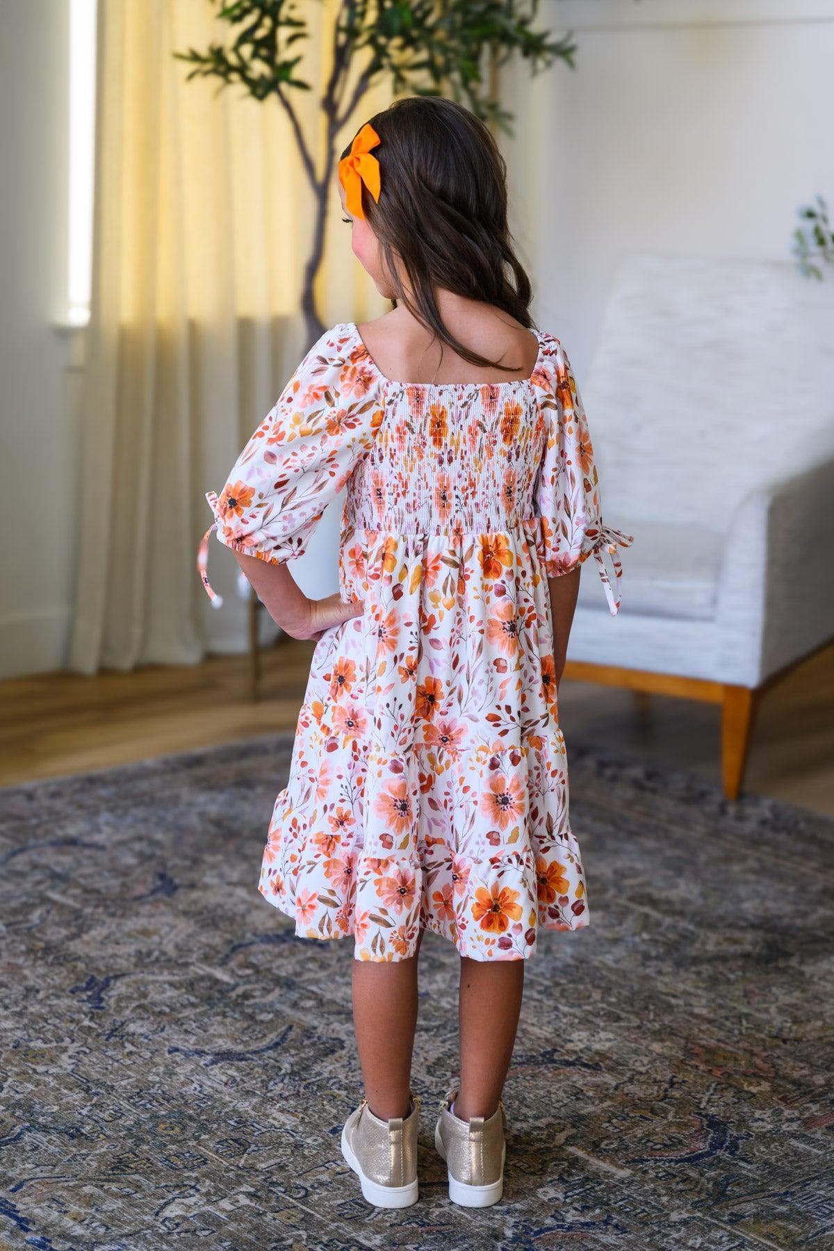 Mom & Me - Floral Fall Watercolor Dress