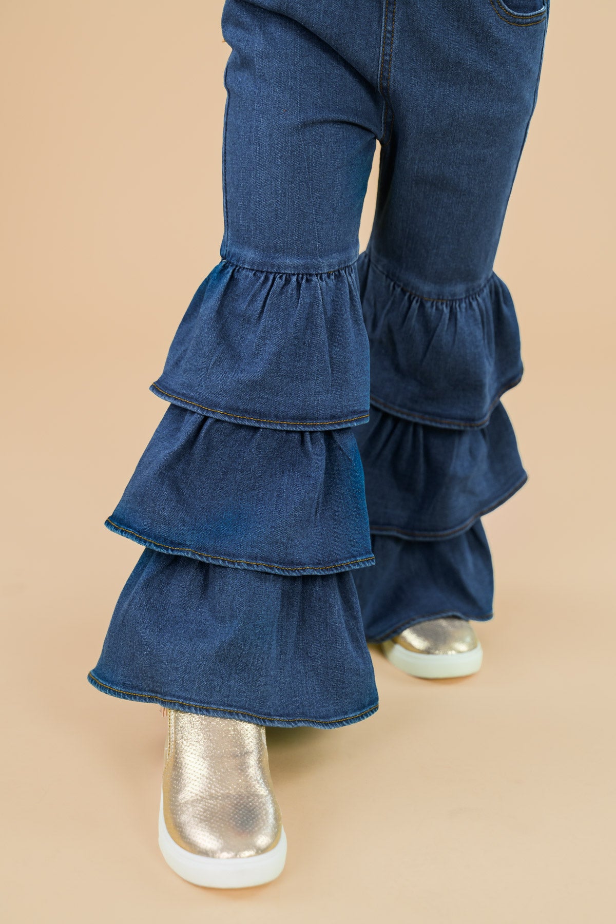 "Sweater Weather" Denim Bell Bottom Set