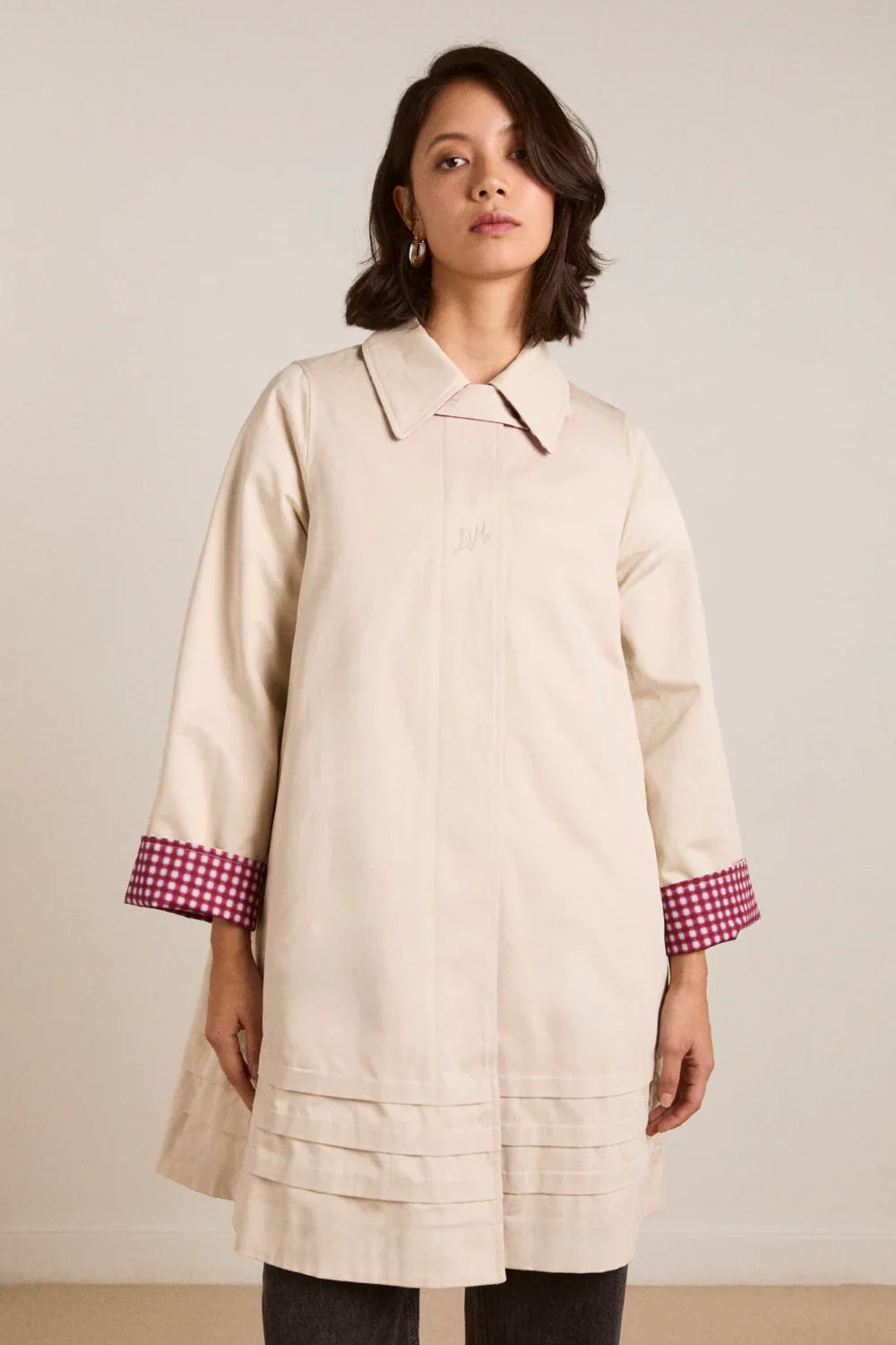 Damson Madder Mercedes Bow Trench