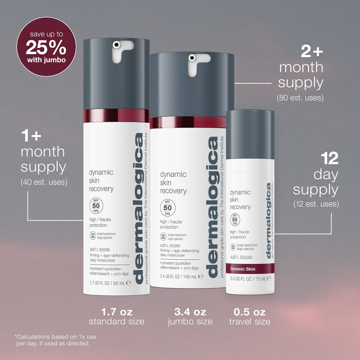 dynamic skin recovery spf50 moisturizer