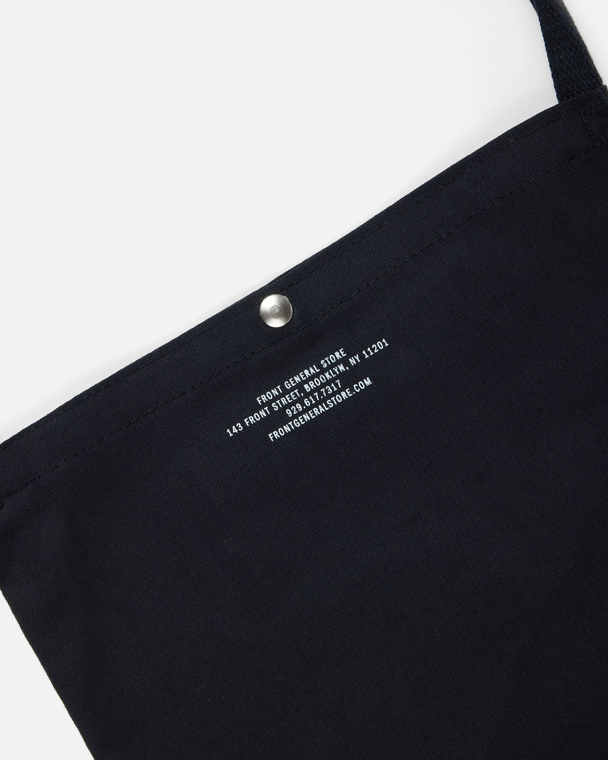 Canvas Shoulder Bag / Black