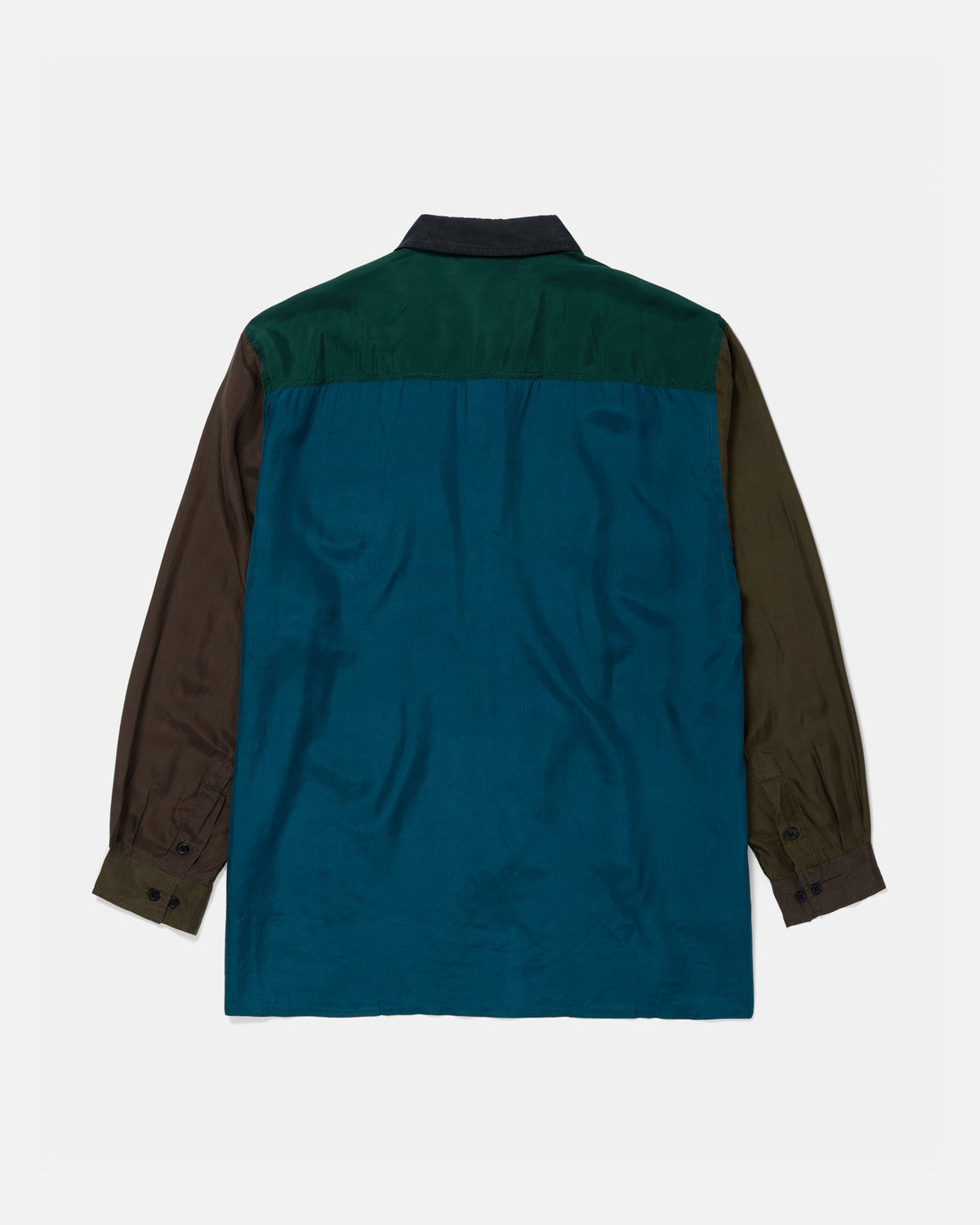 Silk Shirt Long Sleeve / Pattern A