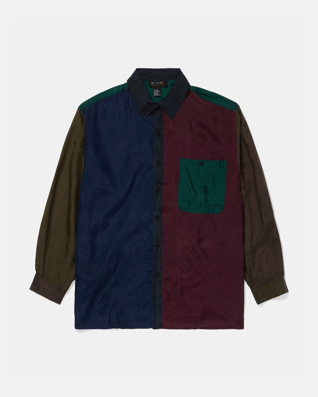 Silk Shirt Long Sleeve / Pattern A