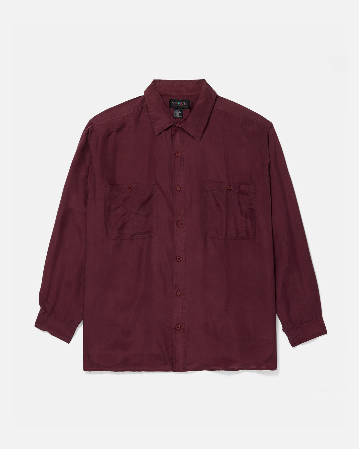 Silk Shirt Long Sleeve / Vivid