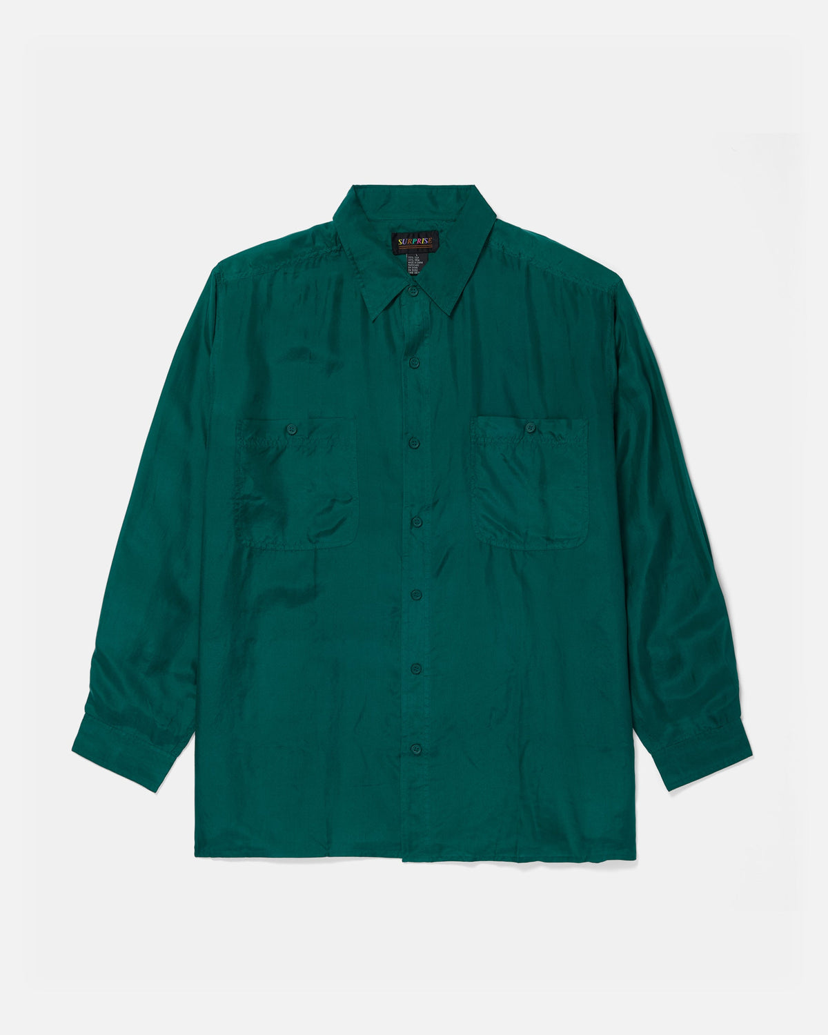 Silk Shirt Long Sleeve / Vivid