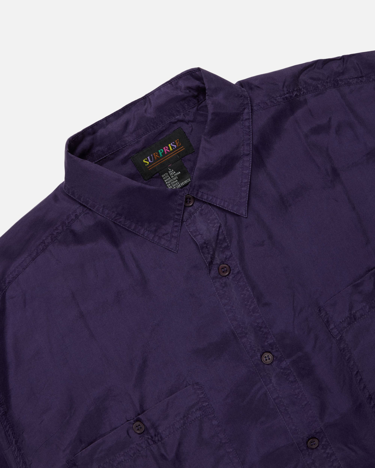 Silk Shirt Long Sleeve / Vivid