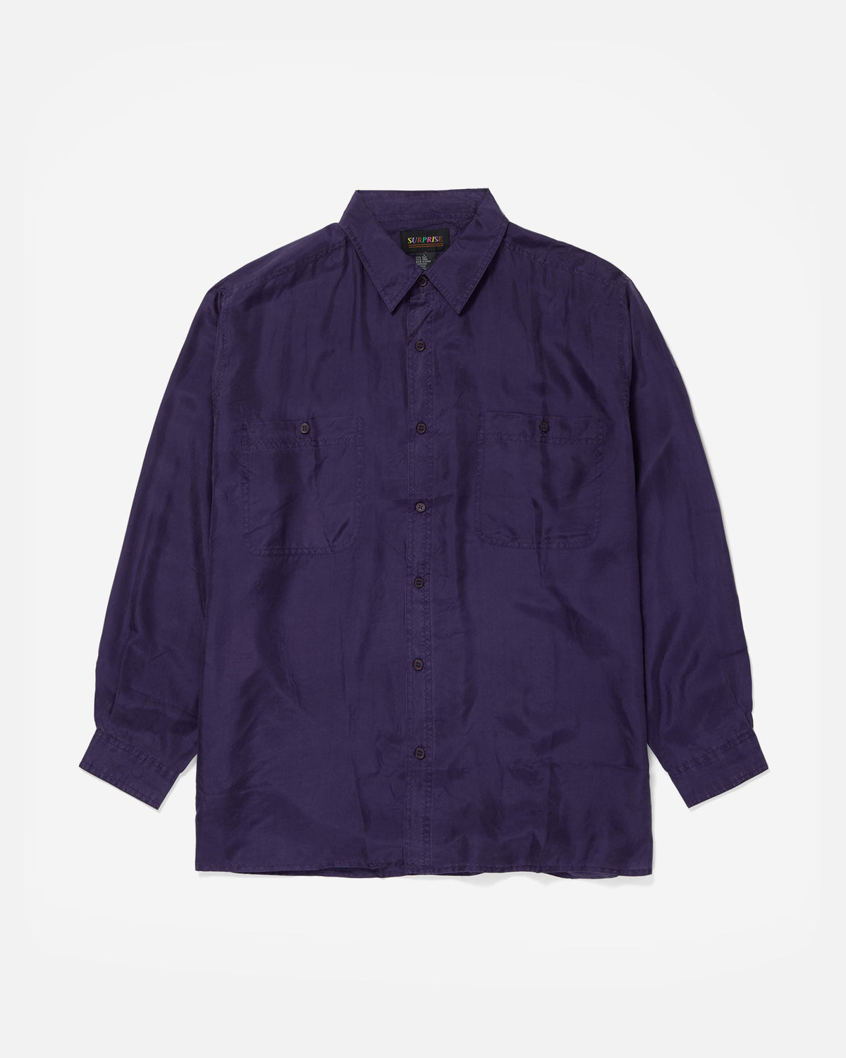 Silk Shirt Long Sleeve / Vivid