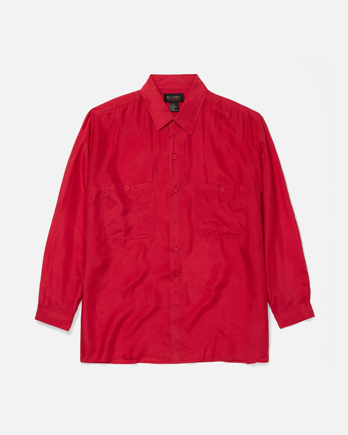 Silk Shirt Long Sleeve / Vivid
