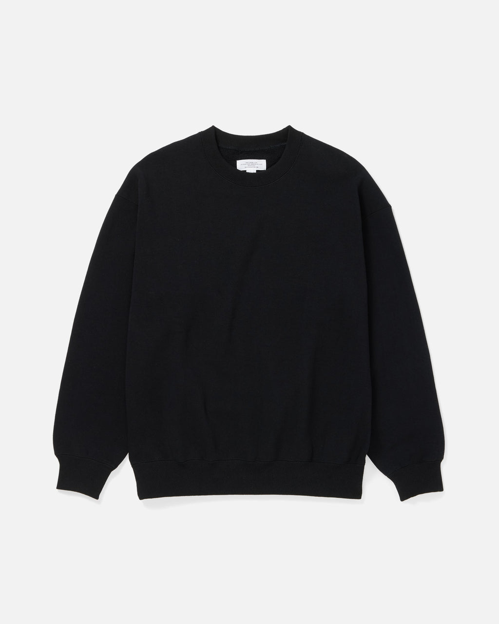 Loopwheel Crewneck Sweatshirt / Black