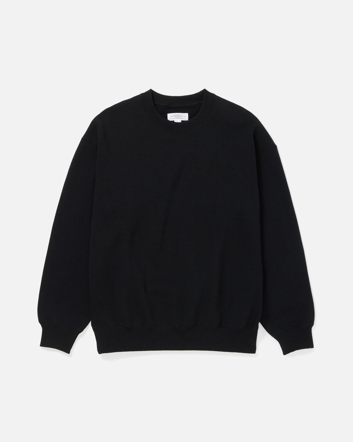 Loopwheel Crewneck Sweatshirt / Black
