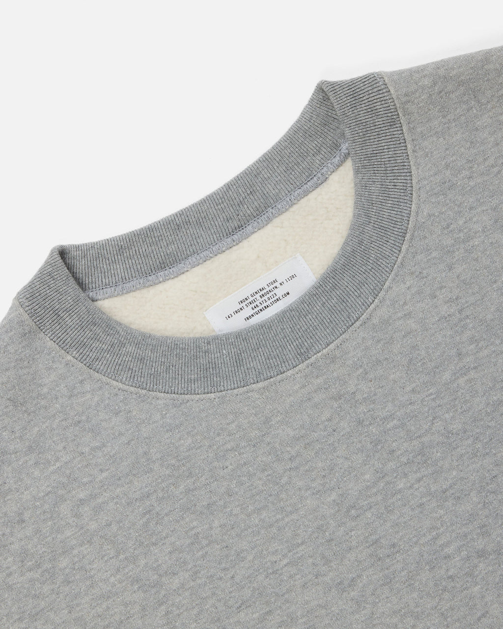 Loopwheel Crewneck Sweatshirt / Gray