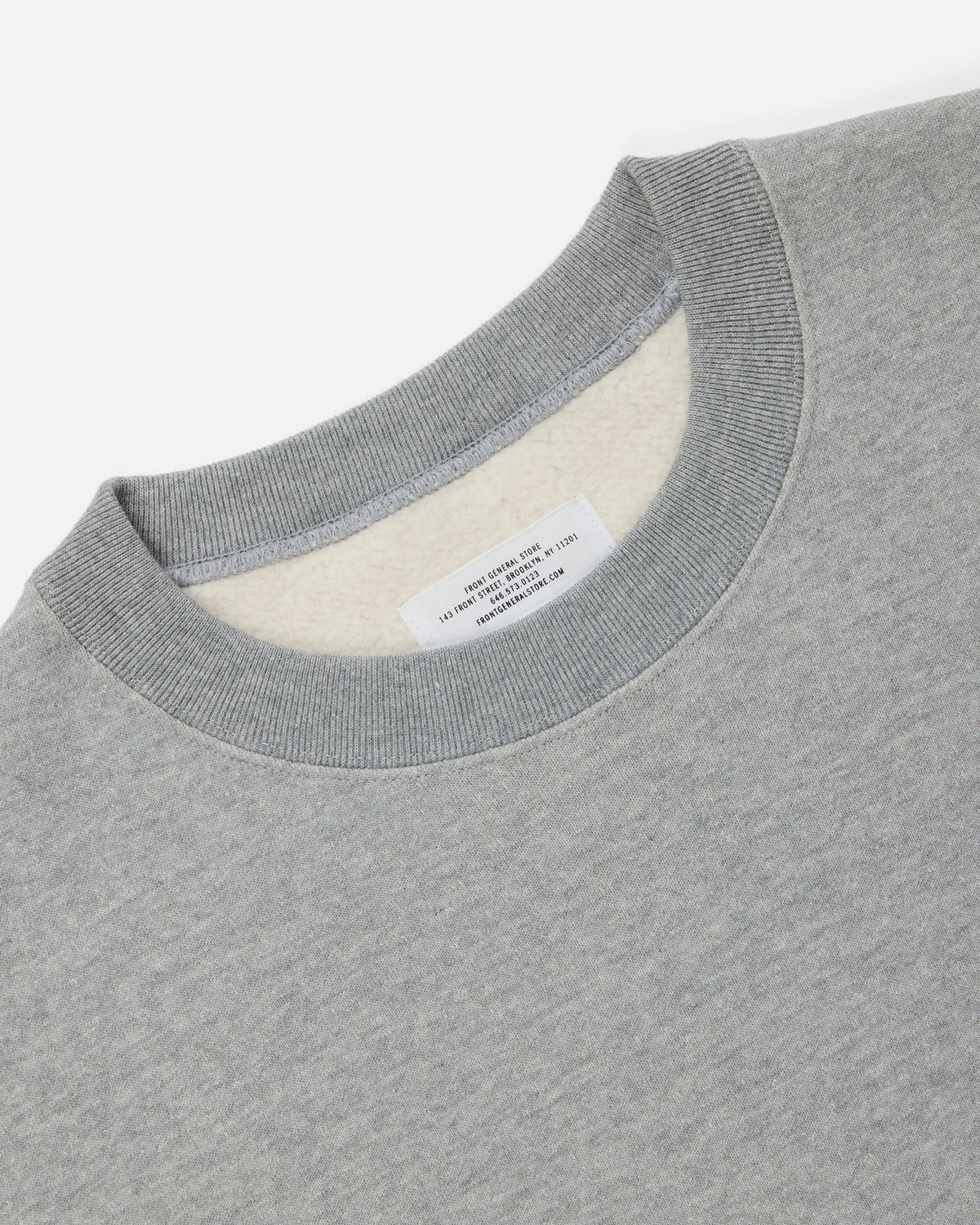 Loopwheel Crewneck Sweatshirt / Gray