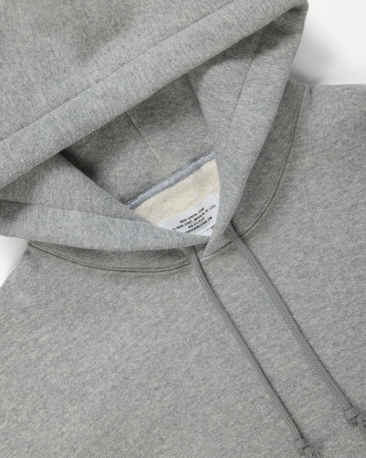 Loopwheel Sweatshirt Hoodie / Gray
