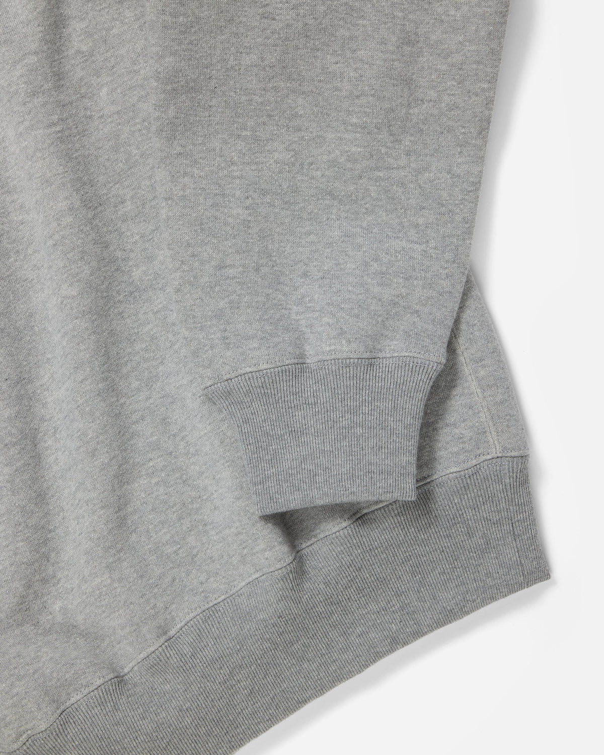 Loopwheel Sweatshirt Hoodie / Gray
