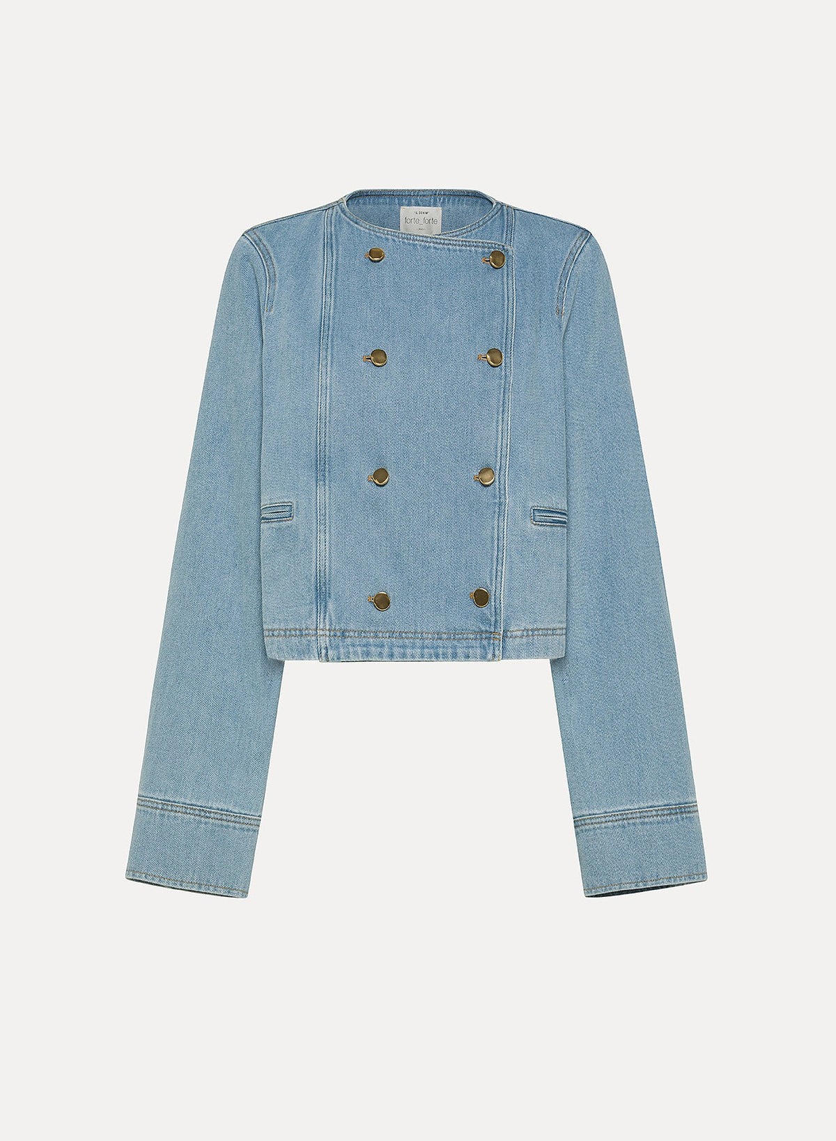 Forte Forte Denim Double Breasted Jacket