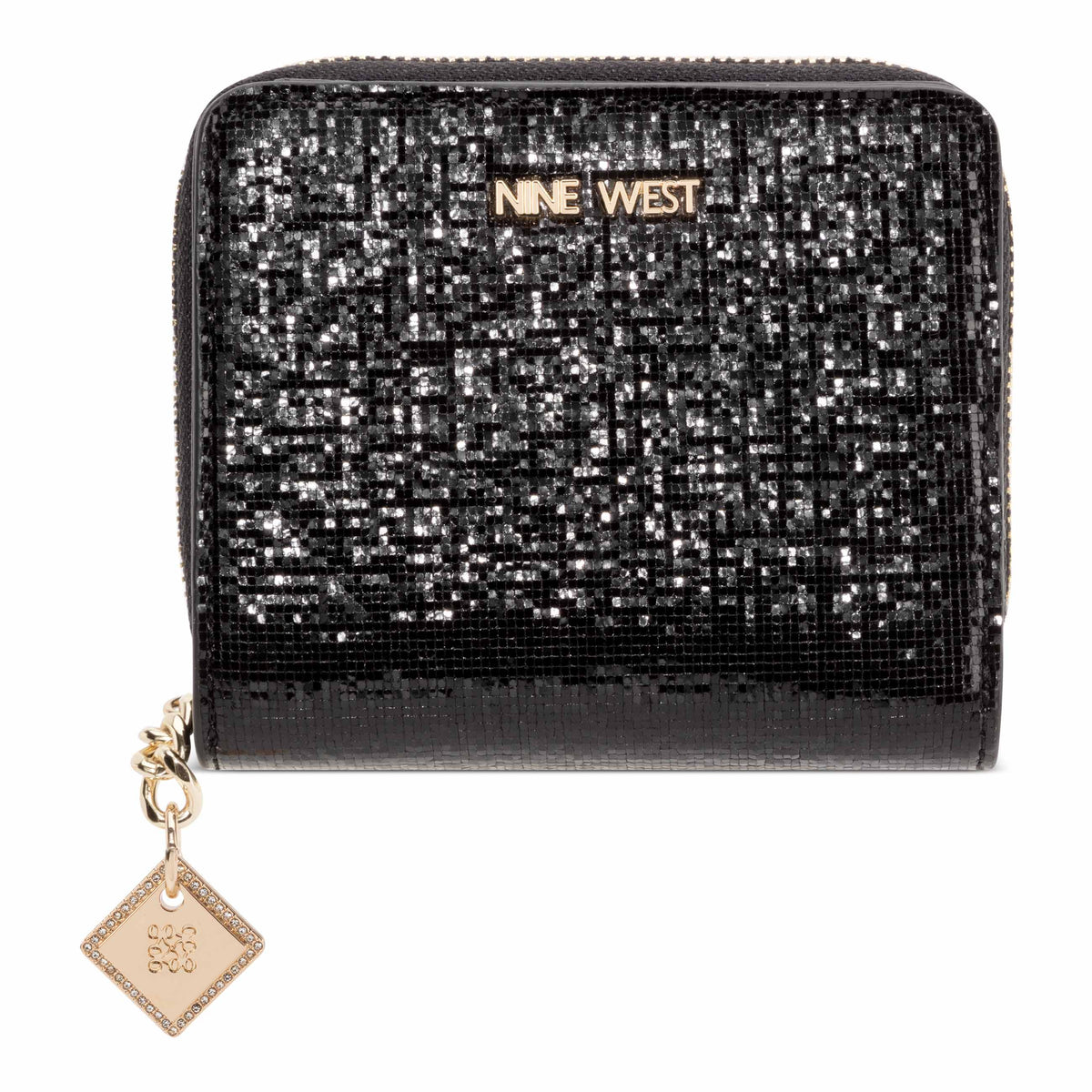 Kristina Zip Around Wallet With Adornment