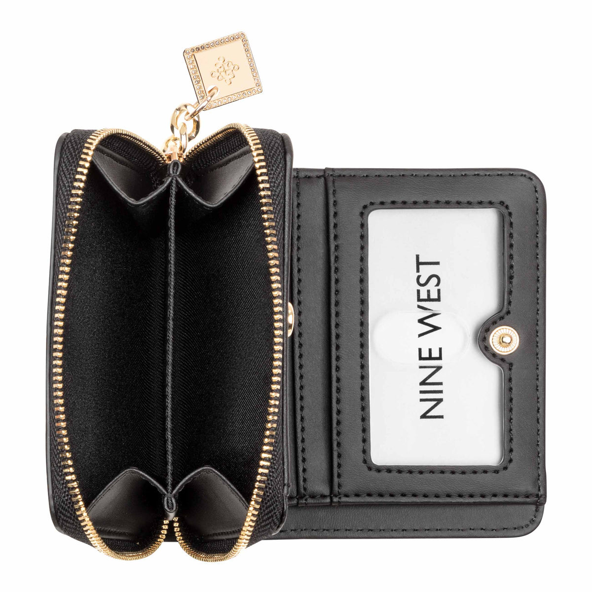 Kristina Zip Around Wallet With Adornment