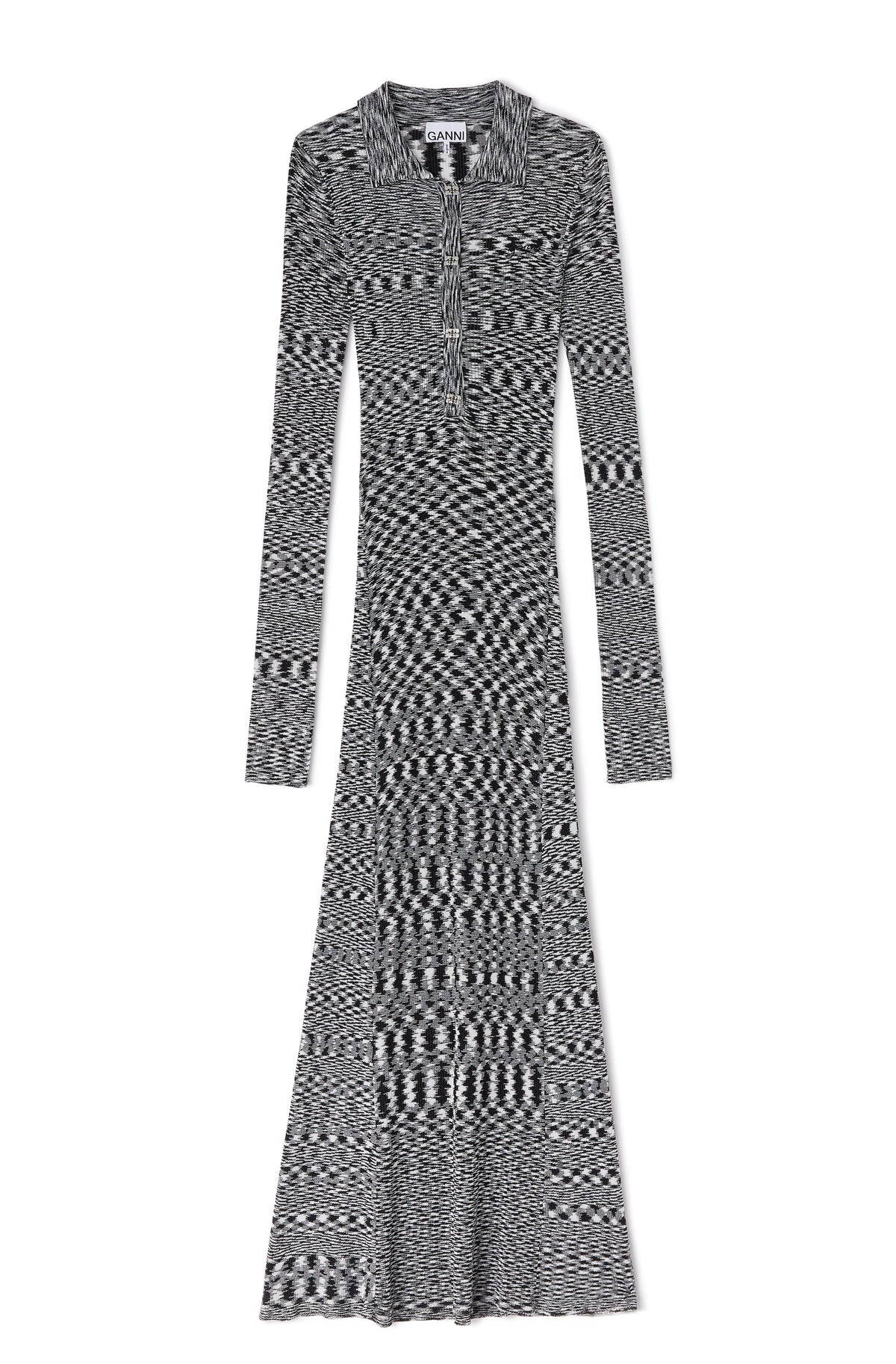 Ganni Space Dyed Knit Dress