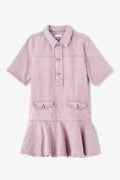 Ganni Denim Washed Dress