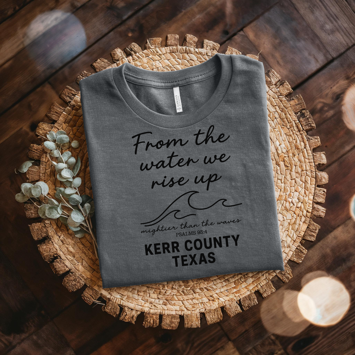 Retro Texas Strong God Bless Texas Print Sweatshirt