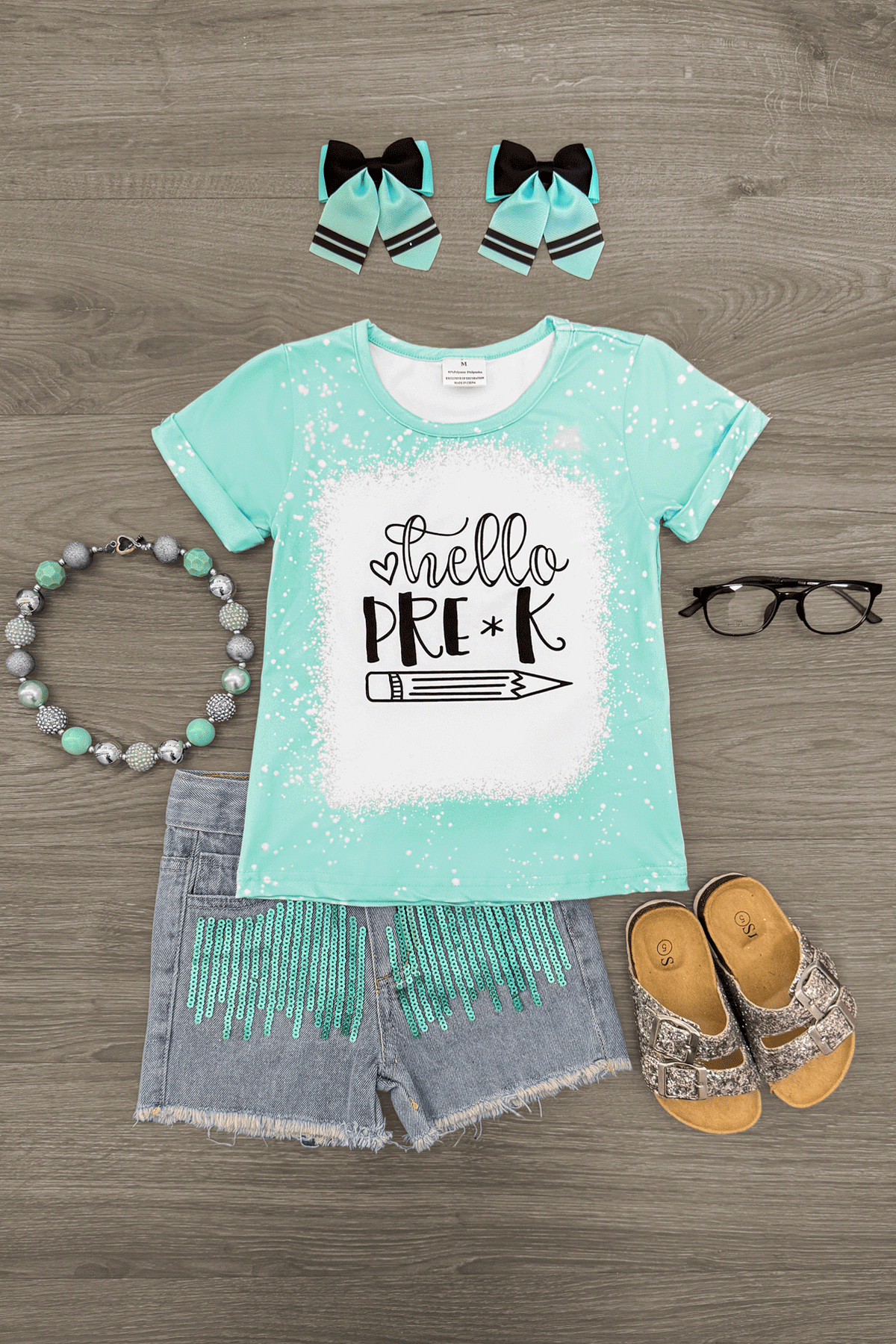 "Hello Grade" Mint Top