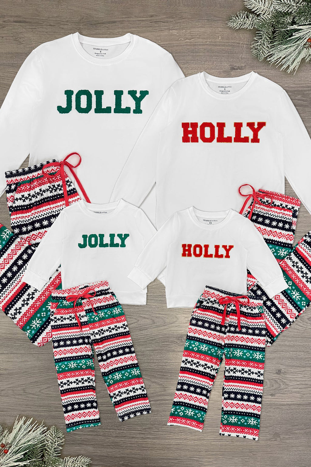"Holly Jolly" Family Pajama Set