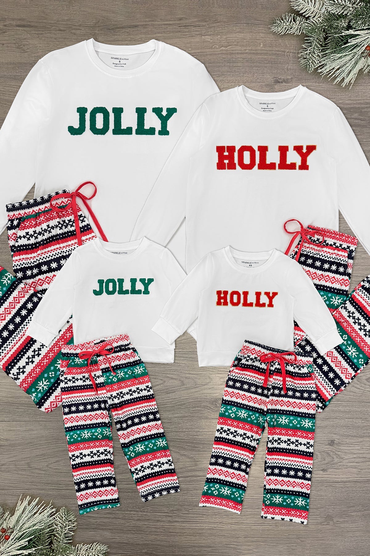 "Holly Jolly" Family Pajama Set