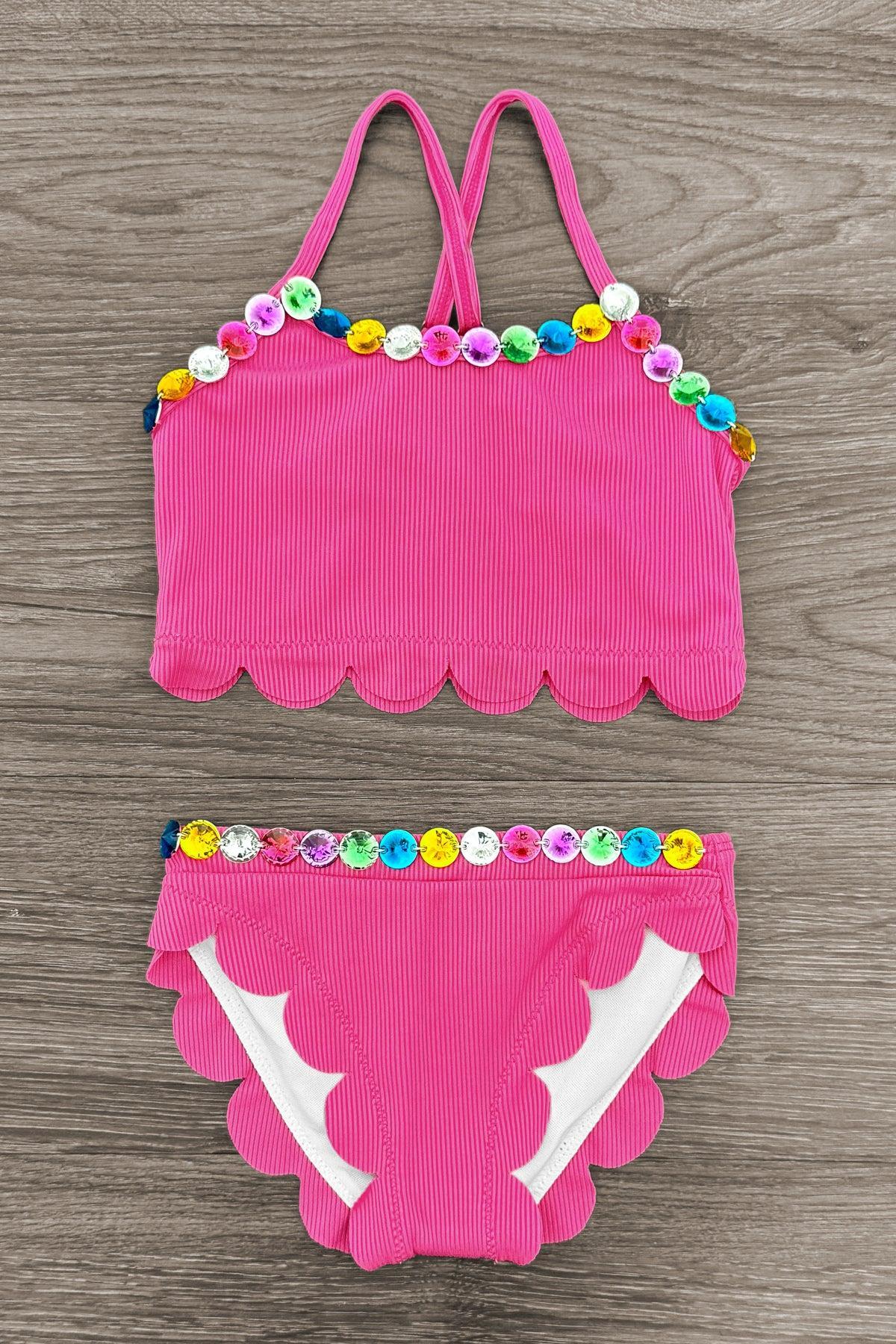 Pink Gemstone Bikini