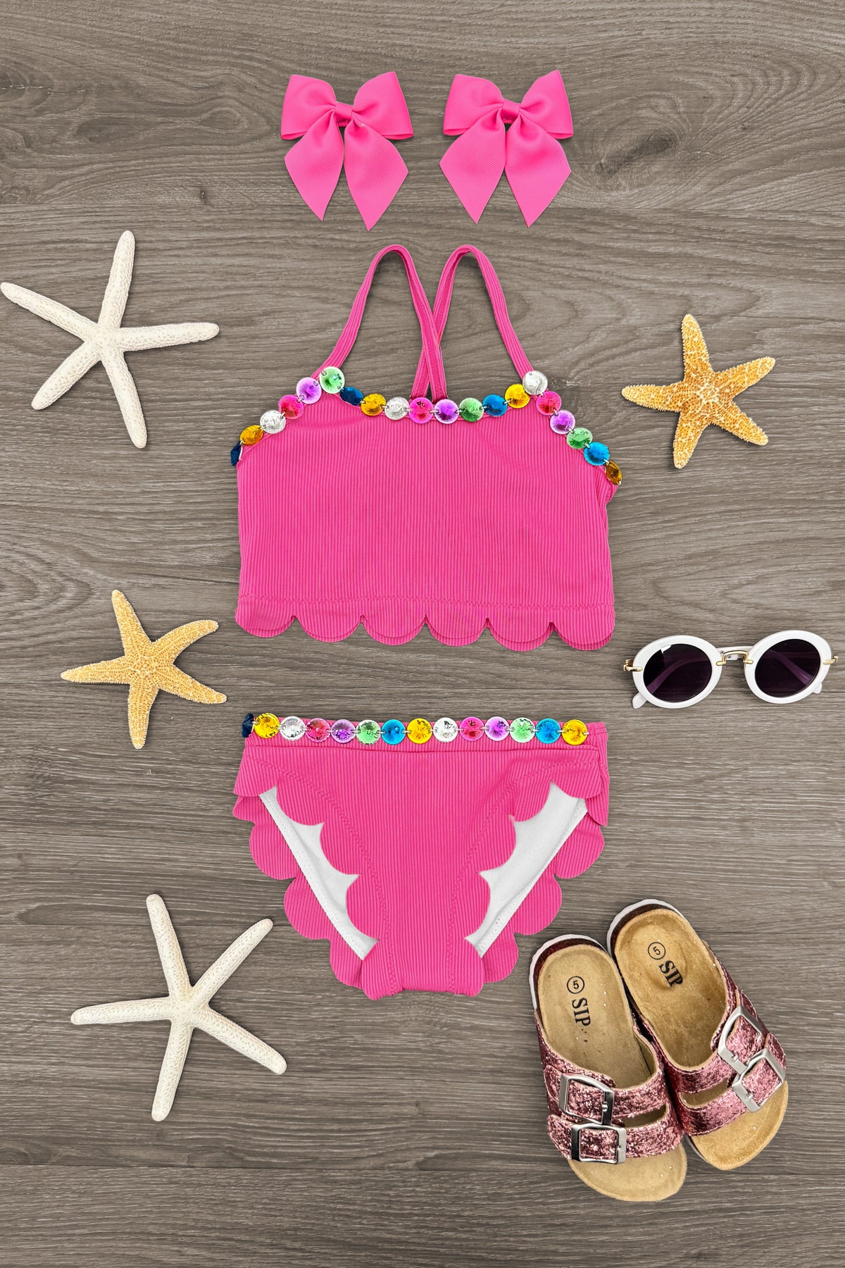 Pink Gemstone Bikini