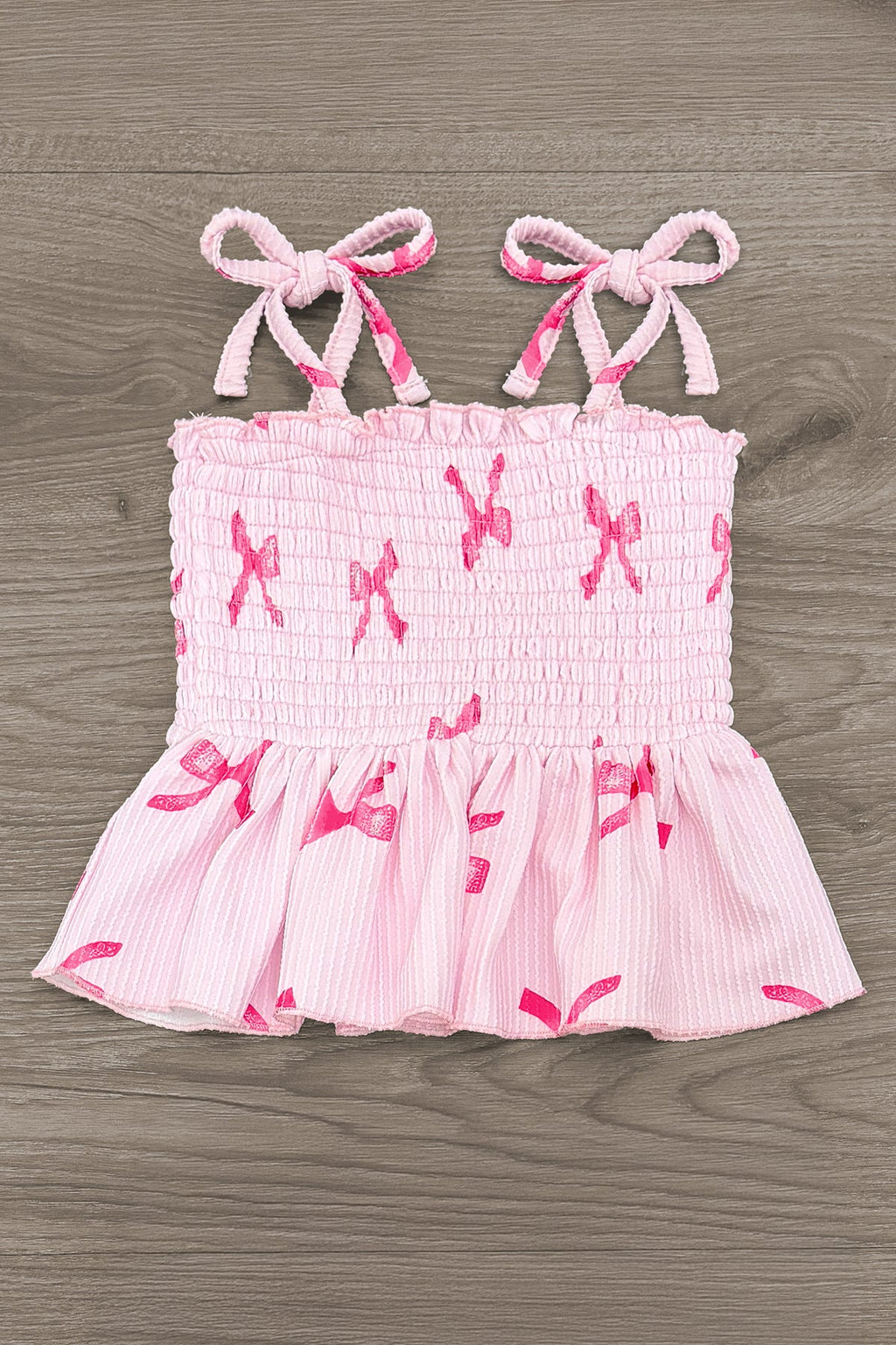 Pink Bow Pant Set