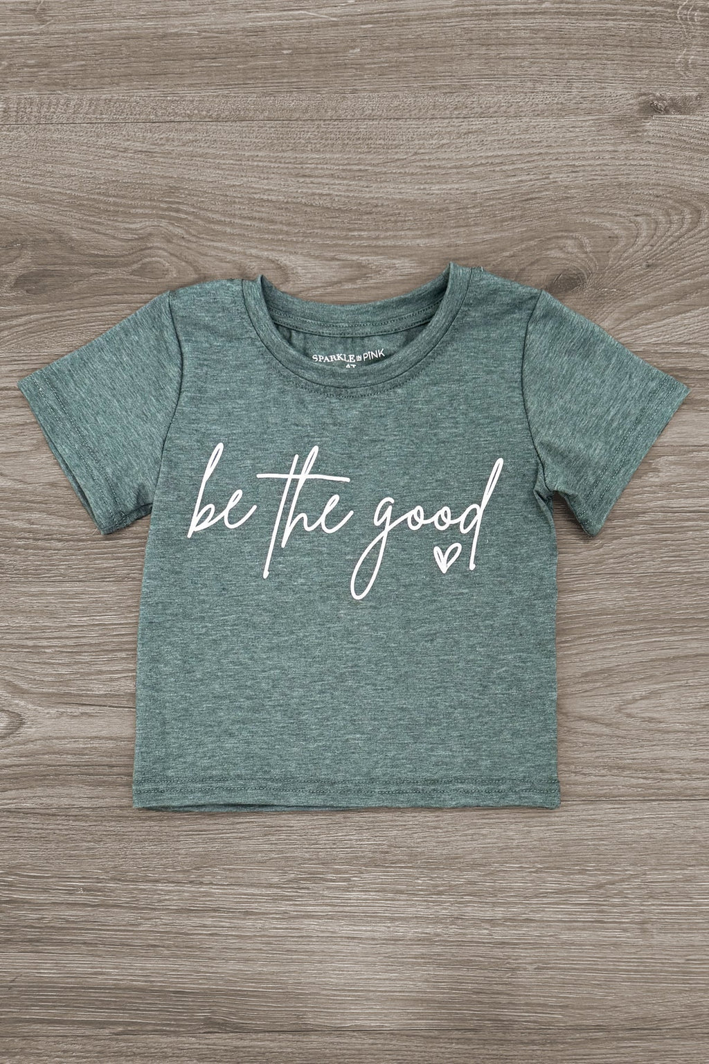 "Be The Good" Denim Short Set