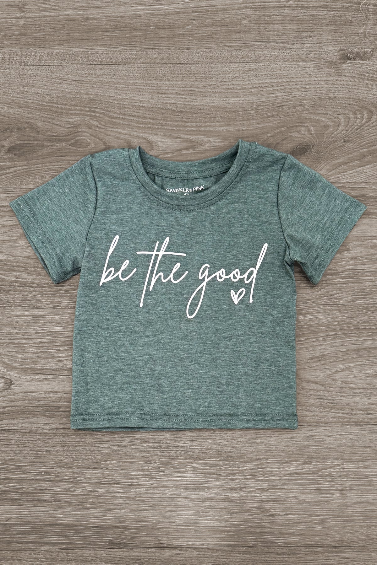 "Be The Good" Denim Short Set