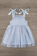 Blue Plaid Family Set