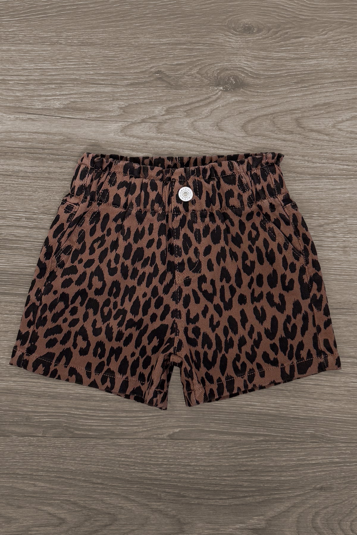"Besties" Cheetah Denim Short Set