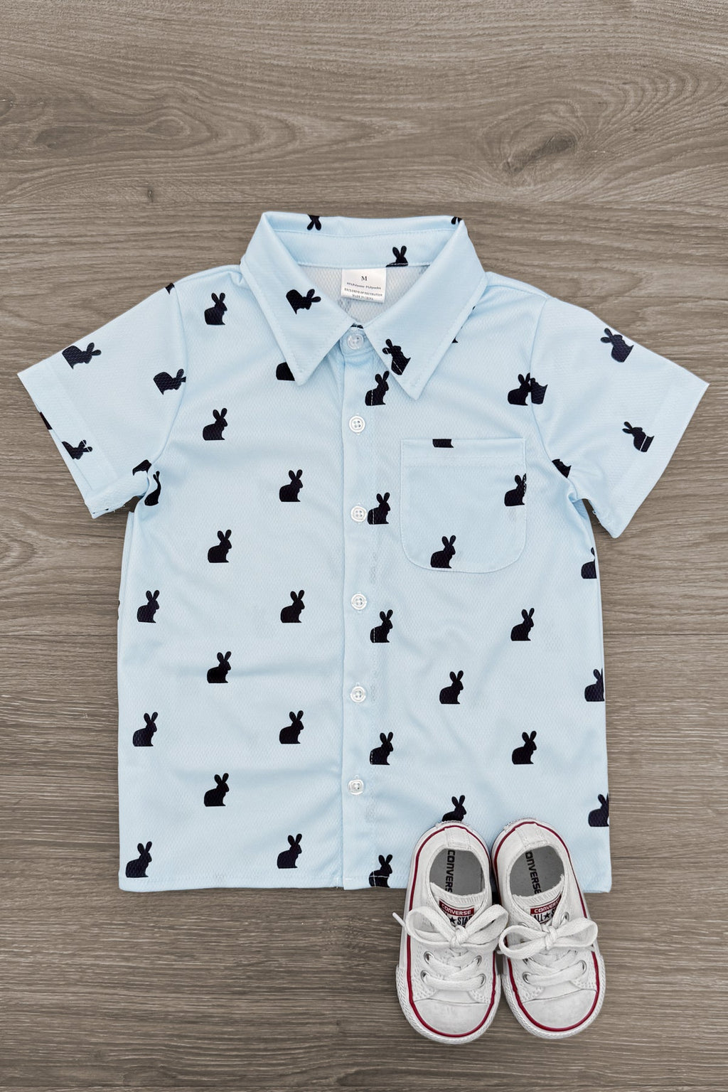 Blue Bunny Button Down